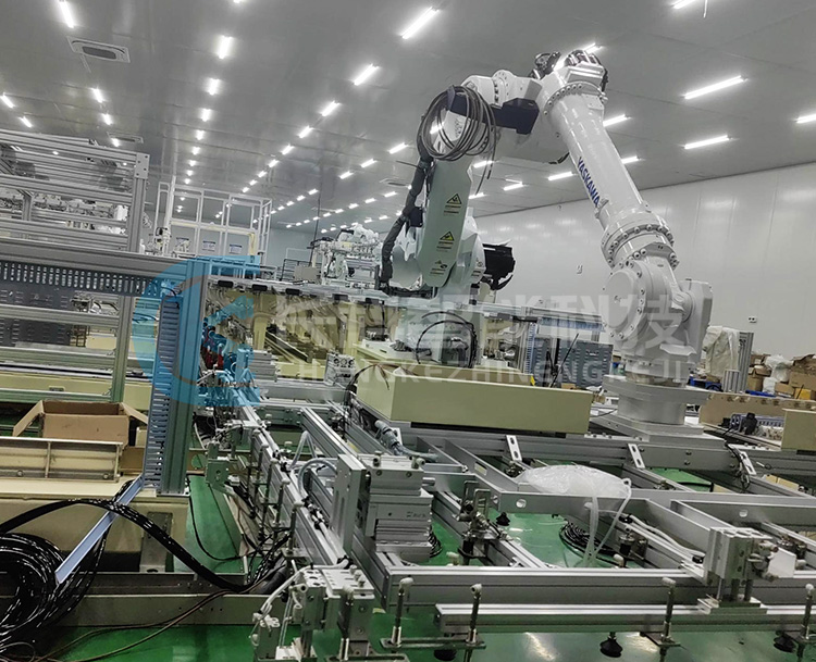 安川顯示面板上下料機(jī)器人集成